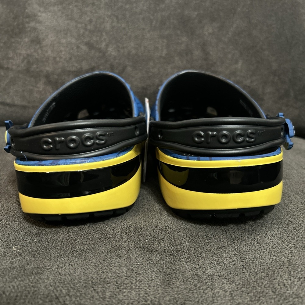 Crocs Wolverine Classic Clog Men 10 Blue Yellow Marvel Claw Superhero 211779-90H - Picture 4 of 9